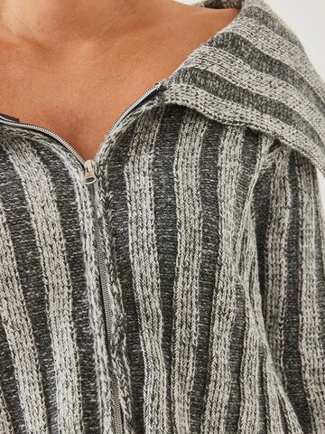 Bianco Lucci Gebreid vest in Grijs