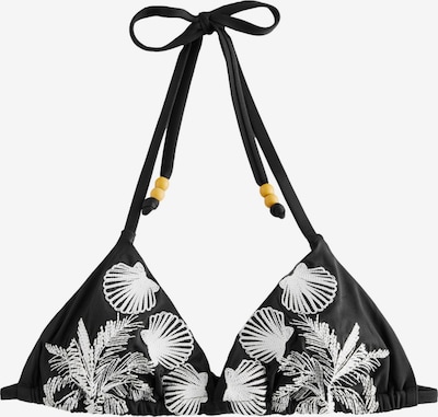 Bikinio viršutinė dalis iš Next, spalva – juoda / balkšva, Prekių apžvalga