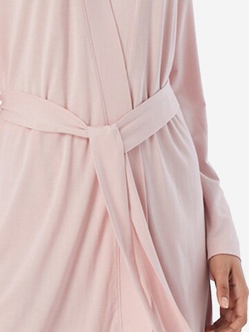 SCHIESSER Bademantel lang 'Jersey' in Pink