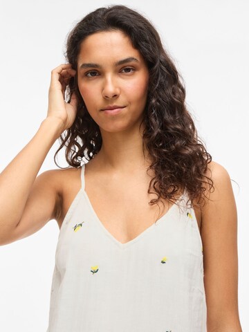 Robe 'VIBrodera' VILA en blanc
