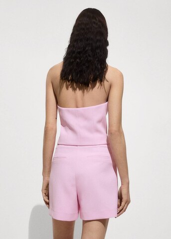 MANGO Regular Broek 'Lilo' in Roze
