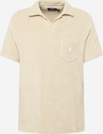 T-Shirt Polo Ralph Lauren en beige : devant