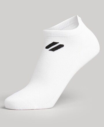 Chaussettes de sport Superdry en blanc