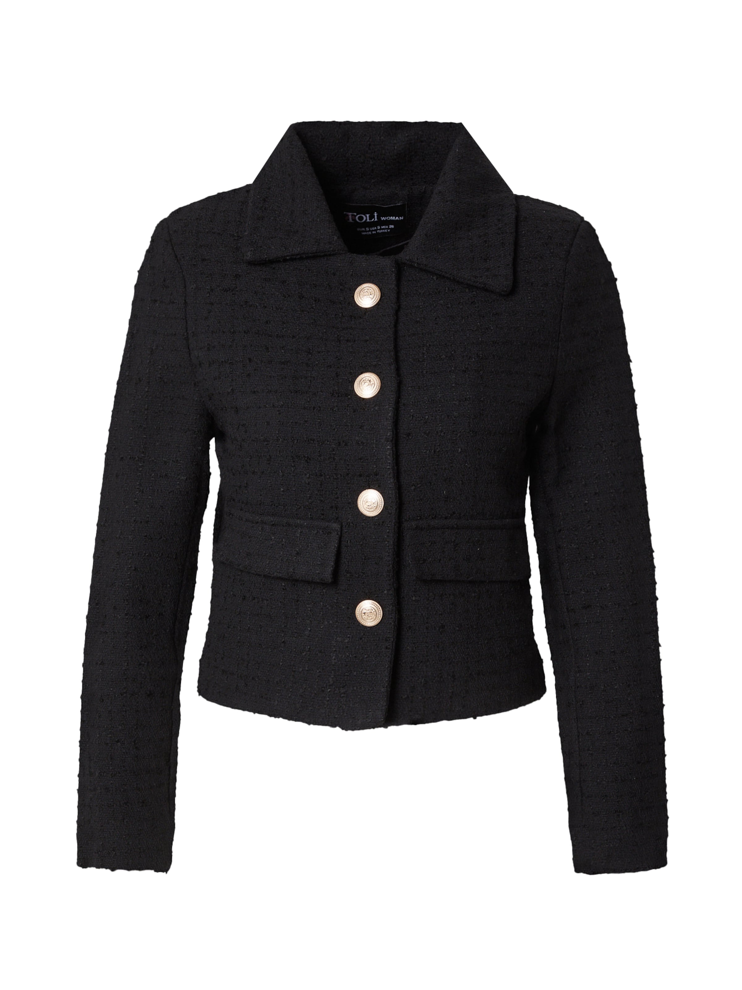 Happiness İstanbul Veste mi-saison en noir, Vue avec produit