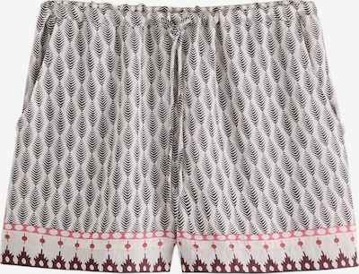 Next Hlače u svijetlonarančasta / burgund / crna / bijela, Pregled proizvoda