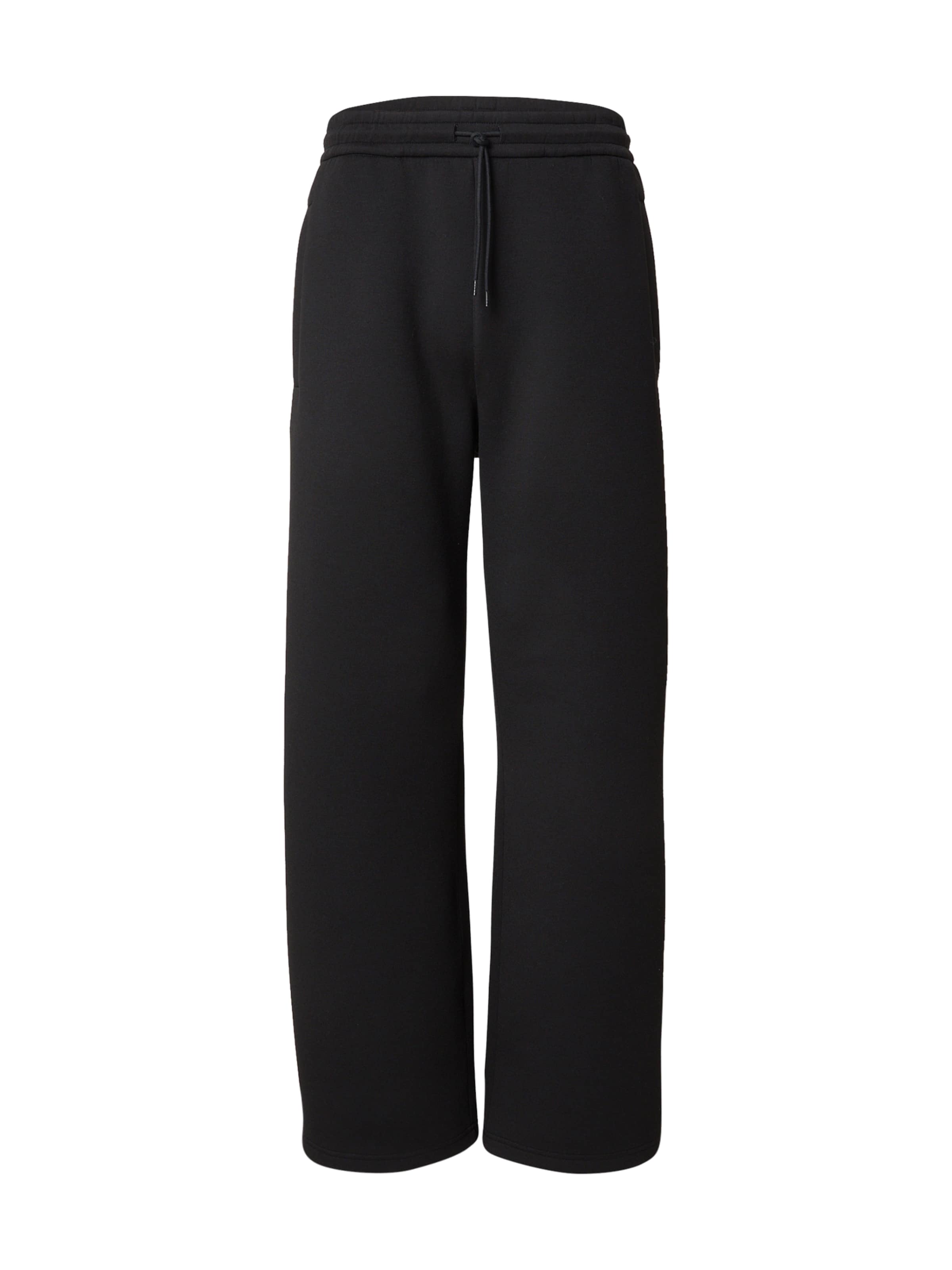 WEEKDAY - Loosefit Pantalón en negro: frente