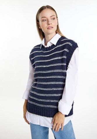 DreiMaster Maritim - Pullover 'Boundry' em azul: frente