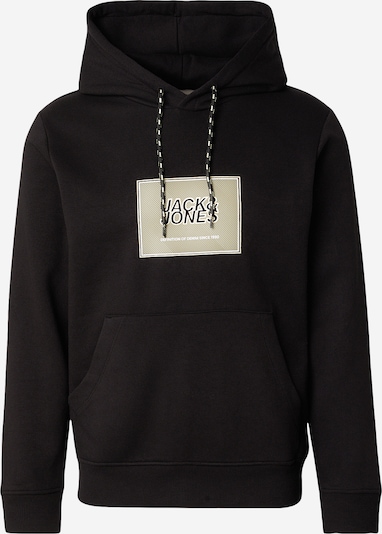 JACK & JONES Collegepaita 'JJRAIN' värissä harmaa / musta, Tuotenäkymä