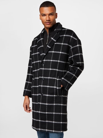 BURTON MENSWEAR LONDON Between-seasons coat in Blue: front