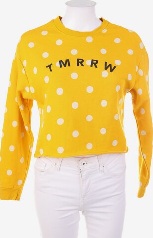 Tally Weijl Sweatshirt & Zip-Up Hoodie in XXS in Yellow: front