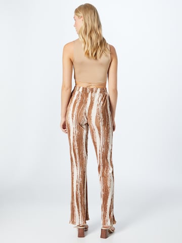 Nasty Gal Flared Trousers in Brown