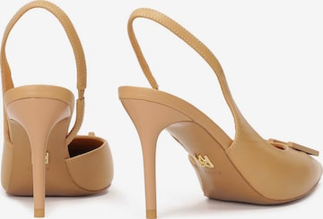 Kazar - Zapatos con plataforma en beige