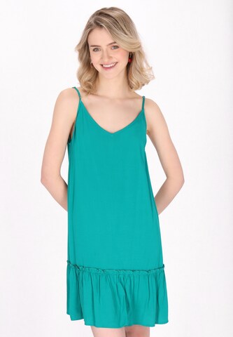 MYMO Jurk 'Spring Summer' in Groen: voorkant