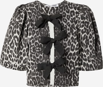 co'couture Bluse in Grau: Vorderseite