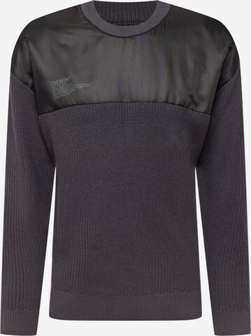 TOM TAILOR DENIM Sweater in Black: front