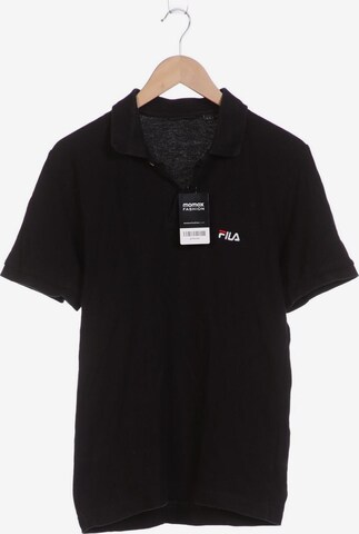 FILA Poloshirt M in Schwarz: predná strana