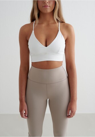 Aim'n Bustier Sport-BH in Weiß