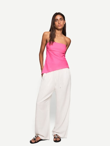 Haut Bershka en rose : devant