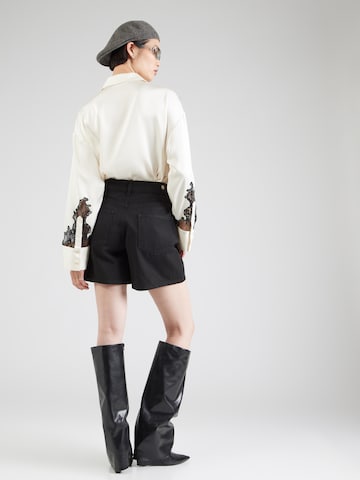 OBJECT Loosefit Jeans 'Glory' in Zwart
