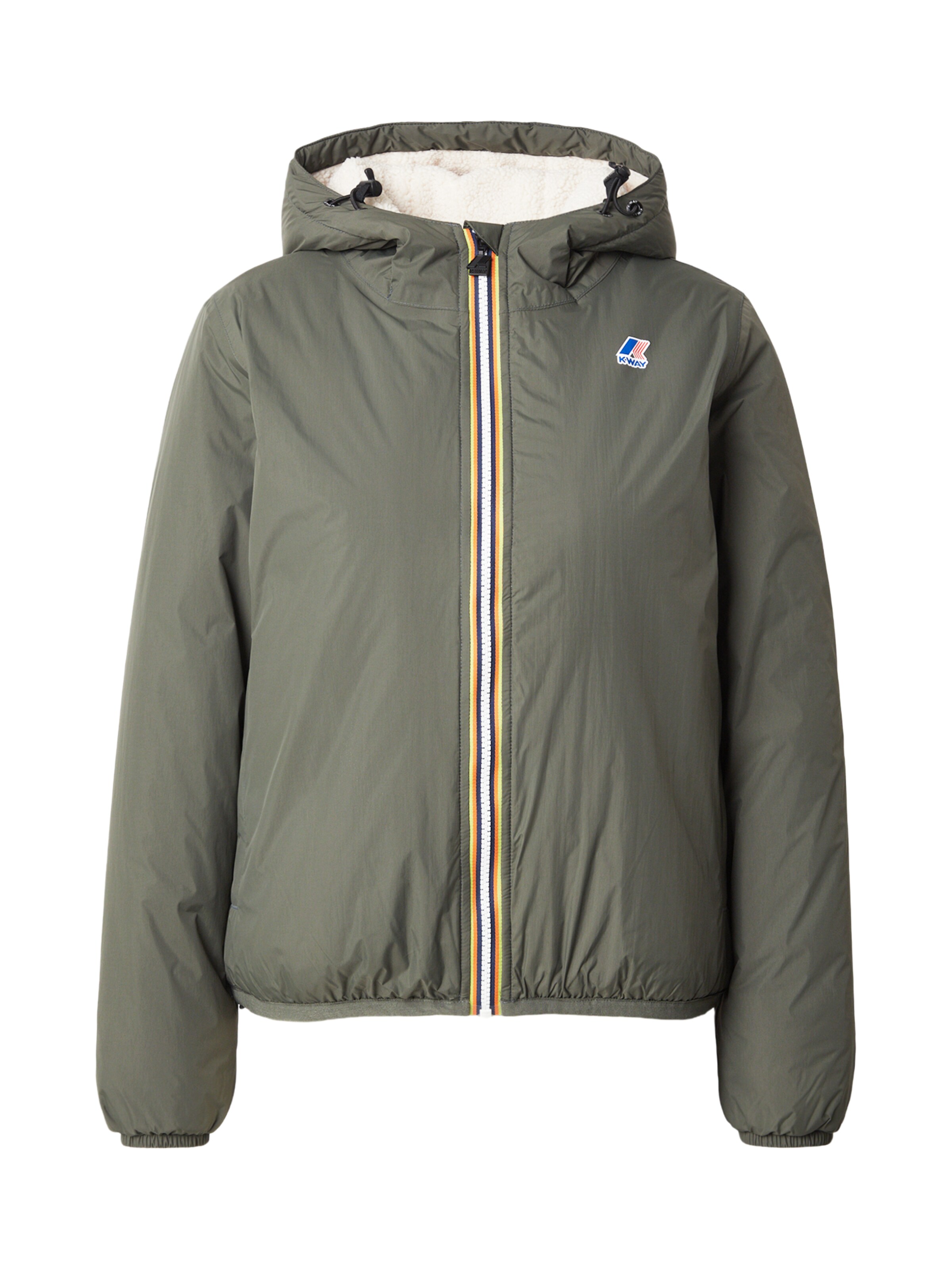 K-Way Jacke 'CLAUDETTE ORSETTO' in Grün: Vorderseite
