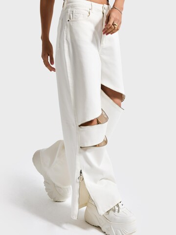 IT'S BASIC Baggy Jeans 'BAGGY HIGH RISE JEANS' in White