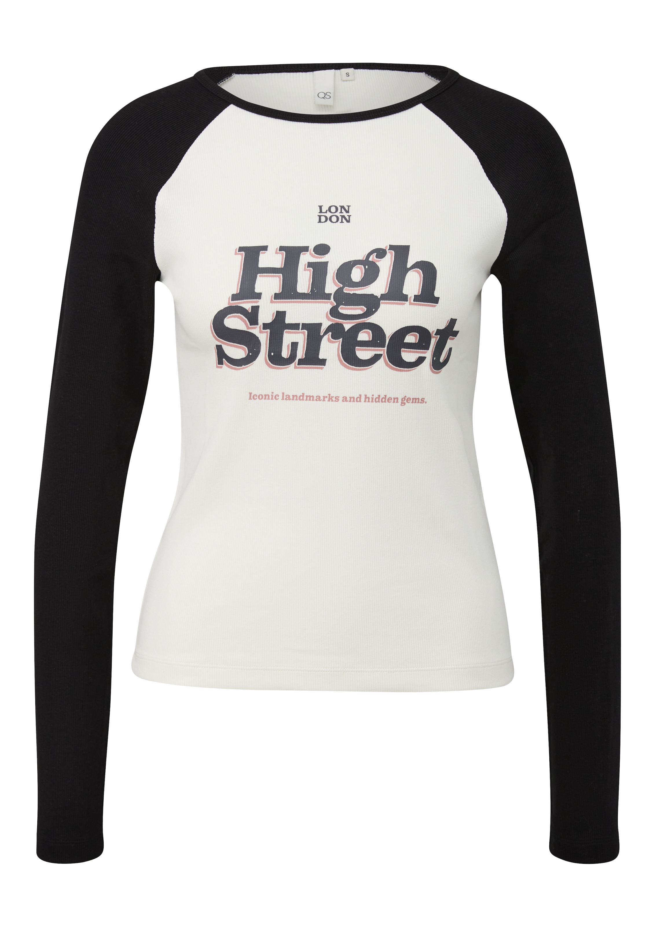 QS Shirt in Beige: front