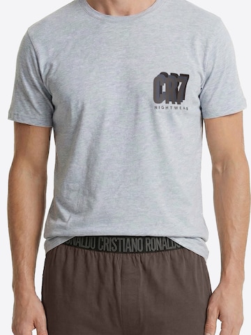 CR7 - Cristiano Ronaldo Pyjama kort ' Men BASIC ' in Bruin