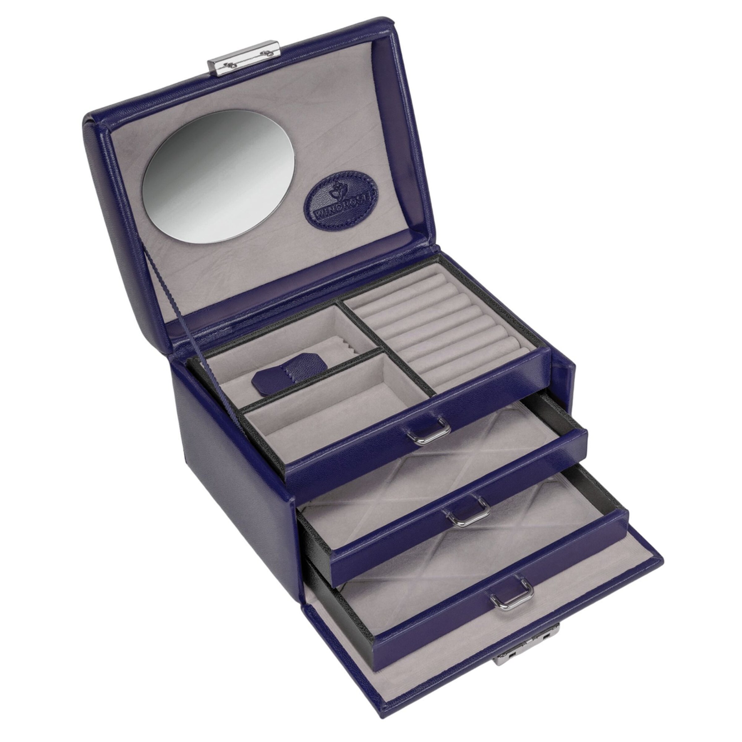 WINDROSE Jewelry storage 'Merino' in Blue