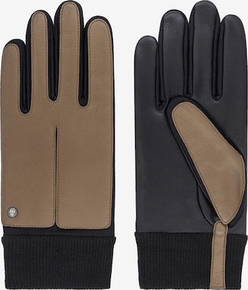Roeckl Full Finger Gloves 'Kopenhagen' in Brown: front