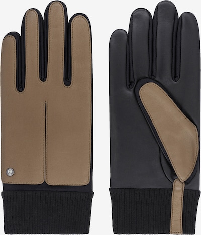 Roeckl Gants 'Kopenhagen' en marron / noir, Vue avec produit