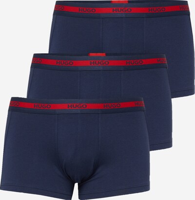 HUGO Boxershorts in nachtblau / rot / schwarz, Produktansicht