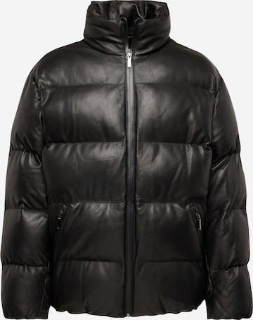 Calvin Klein Winterjas in Zwart: voorkant