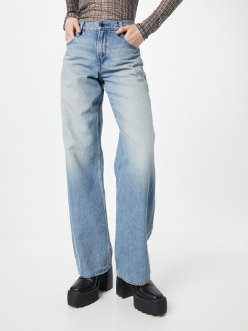 G-Star RAW Wide leg Jeans 'Judee' in Blauw: voorkant