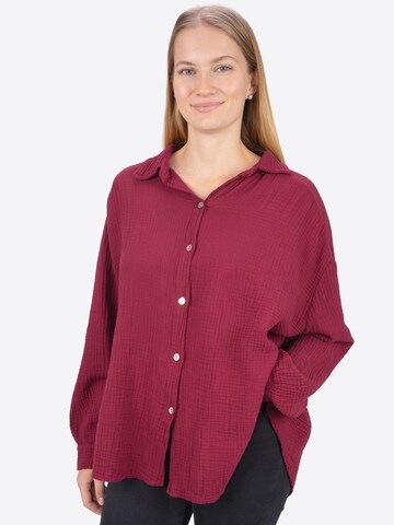 Seasons of April Blouse 'Sasha' in Rood: voorkant