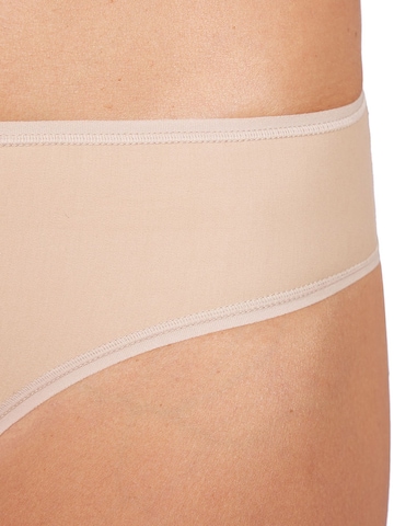 zd ZERO DEFECTS Broekje 'Delia mid waist panty organic cotton' in Beige