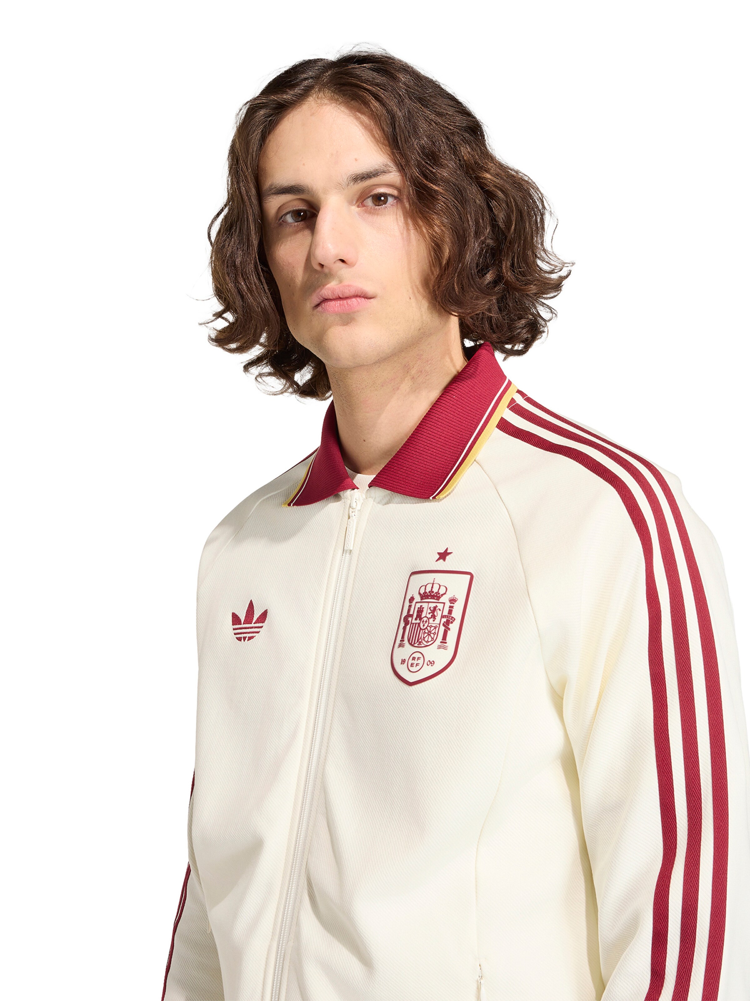 ADIDAS PERFORMANCE - Chaqueta de chándal 'FEF A OG JK' en blanco