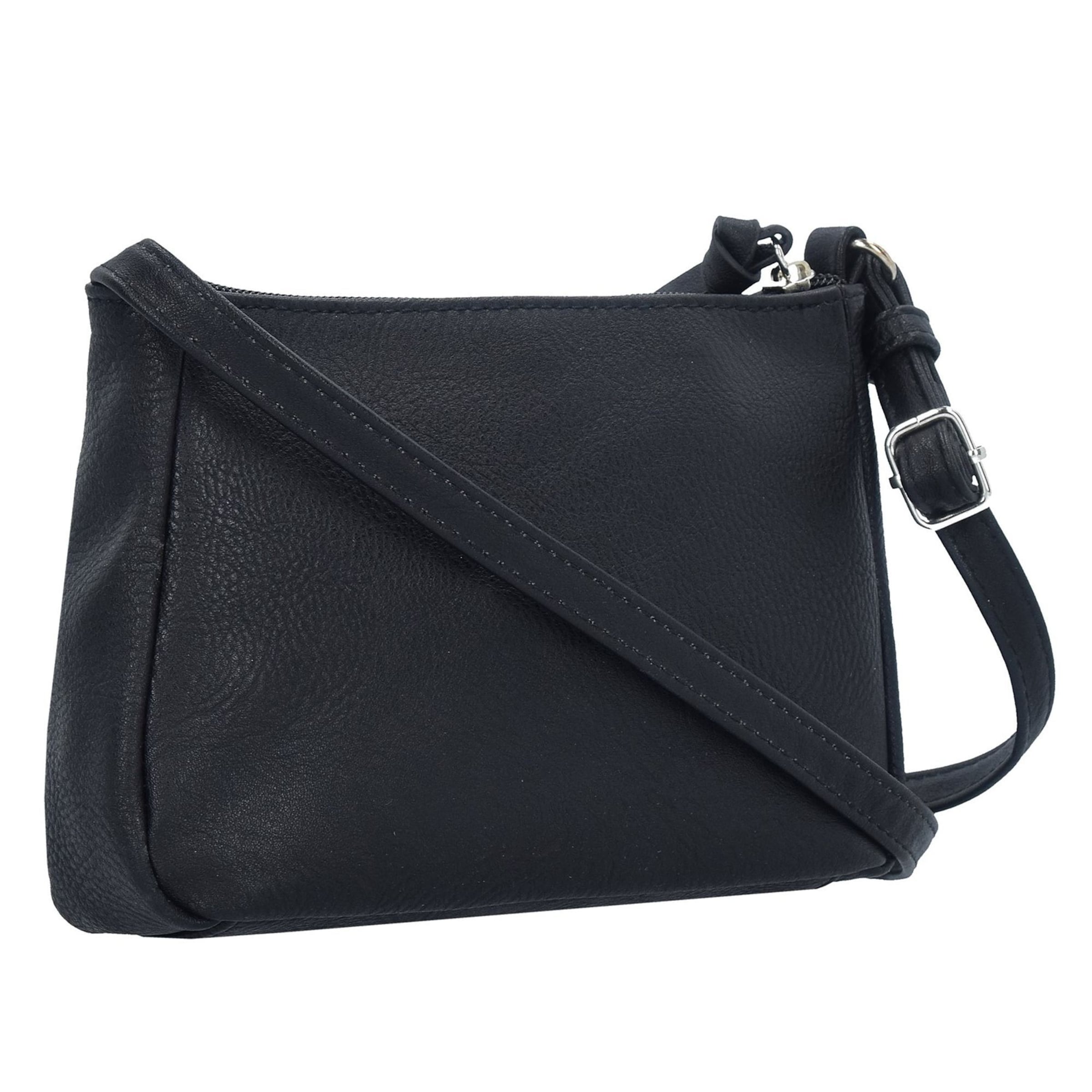 juoda TOM TAILOR DENIM Rankinė su ilgu dirželiu