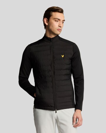 Lyle & Scott Sportjas in Zwart: voorkant