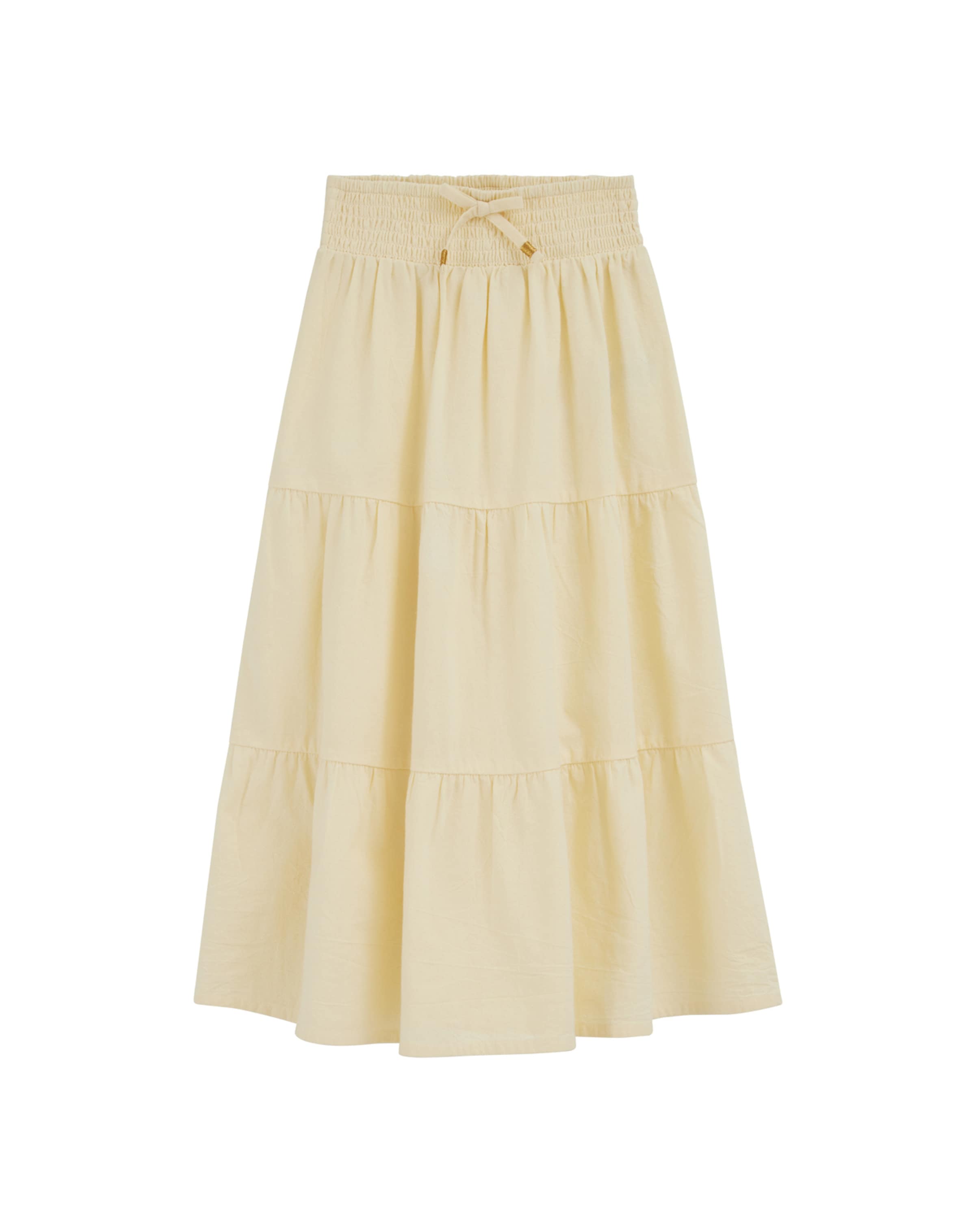 WE Fashion Юбка в Желтый: спереди