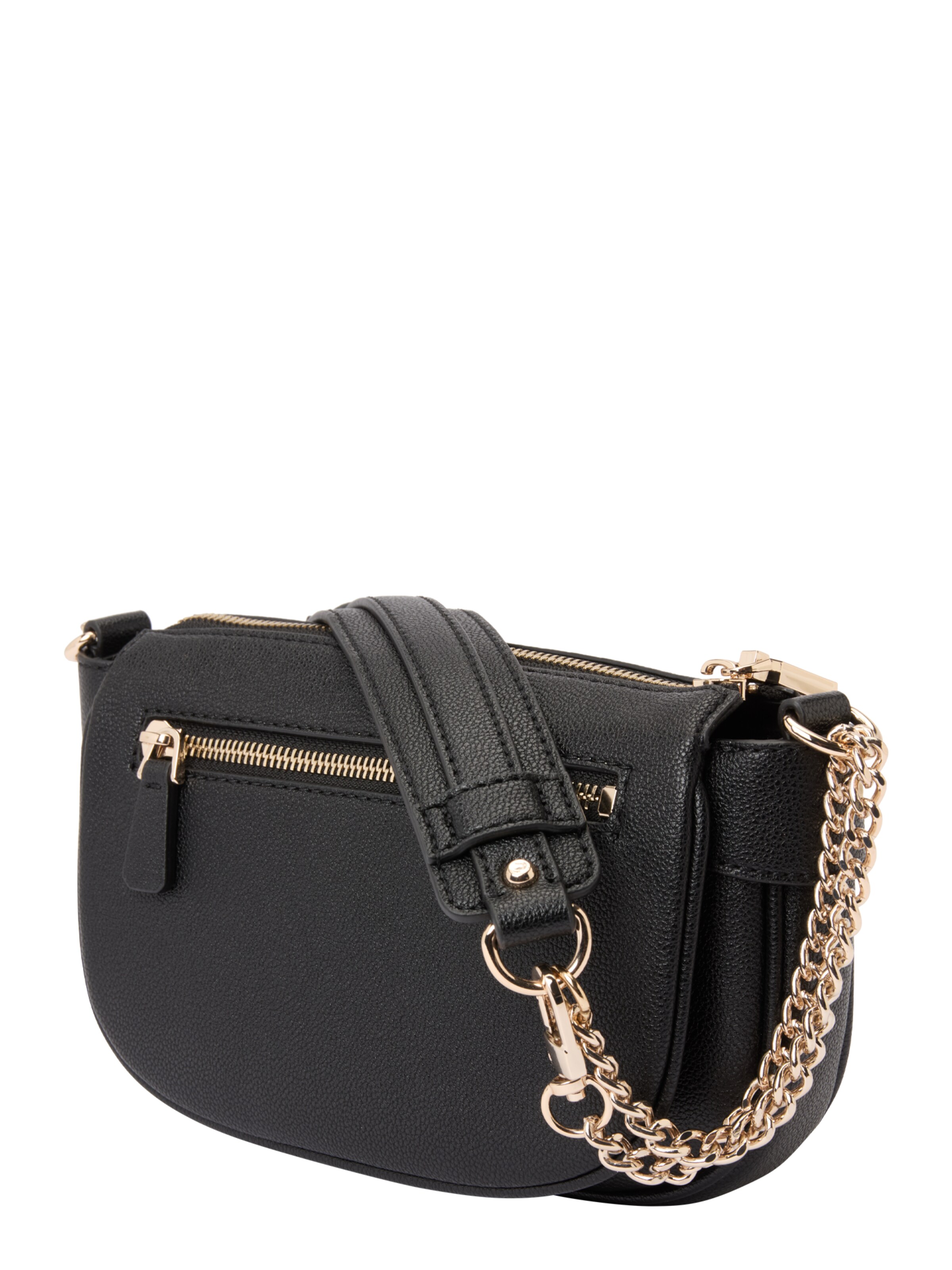 GUESS Schultertasche 'Fedora' in Schwarz