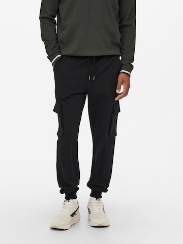 Only & Sons Cargo Pants 'Kian' in Black: front