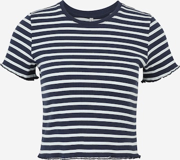 T-shirt 'METTI' Only Petite en bleu : devant