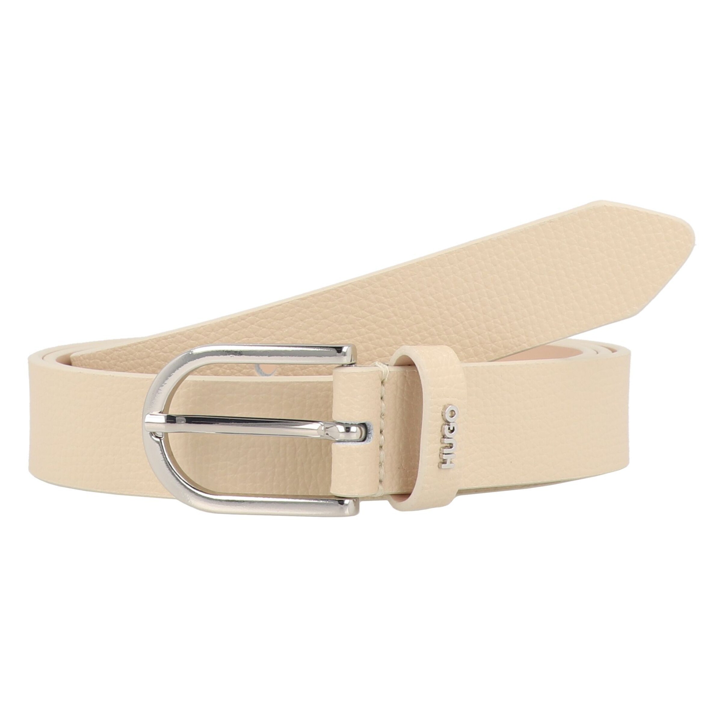 HUGO Belt 'Zoey' in Beige: front