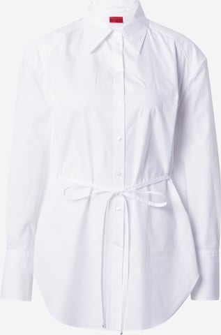 HUGO Red Blouse 'Eyole' in White: front