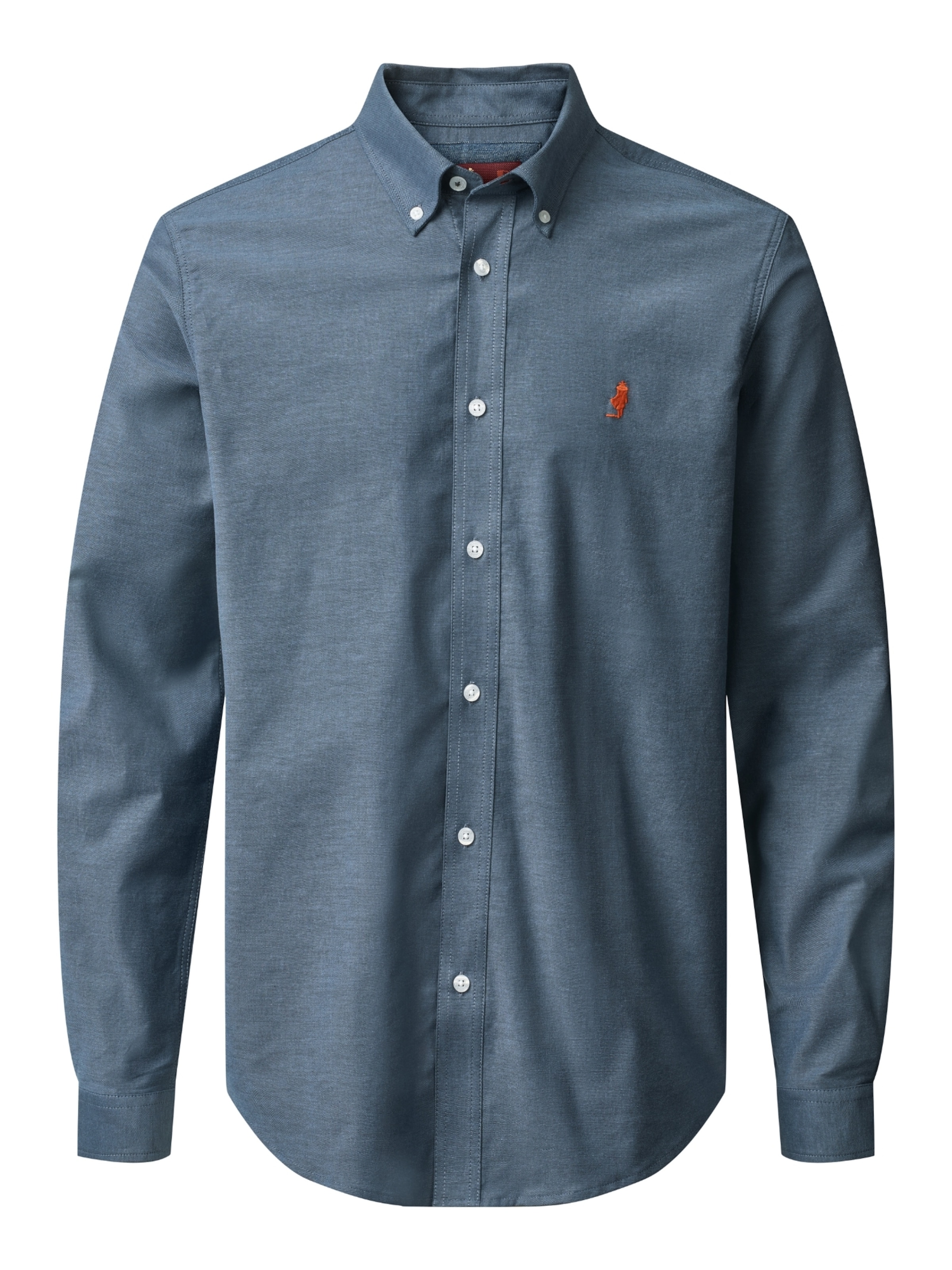 MCS Regular Fit Skjorte i blå: forside