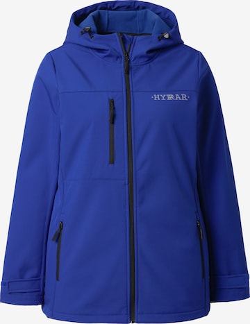 Ulla Popken Weatherproof jacket in Blue: front