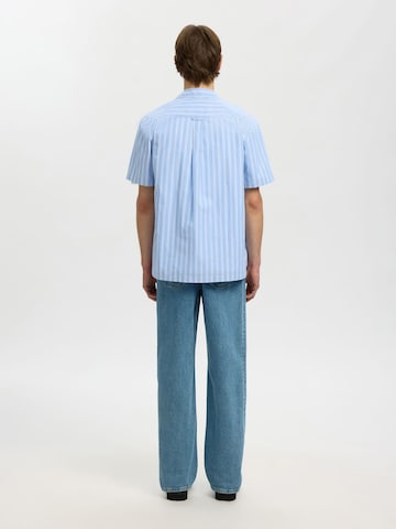 SELECTED Comfort Fit Skjorte i blå