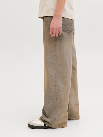 Wide leg Jeans 'JJIDave Original' di Jack & Jones Junior in marrone