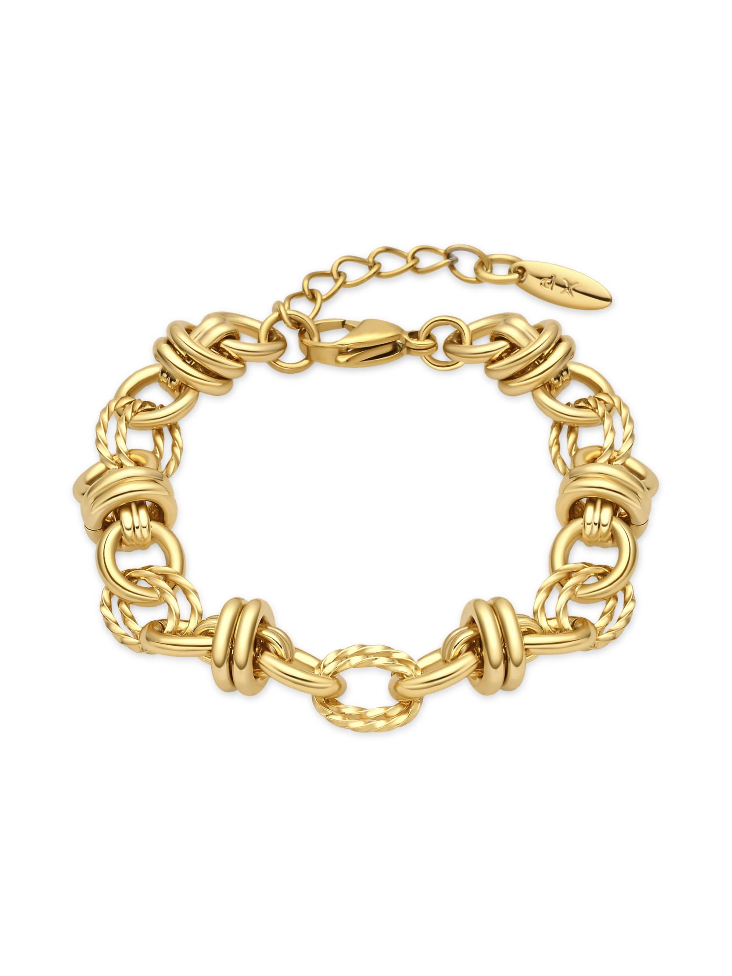 Luxenter Bracelet 'Kanio' en or, Vue avec produit