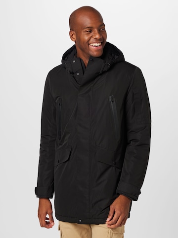 s.Oliver Winter Jacket in Black: front